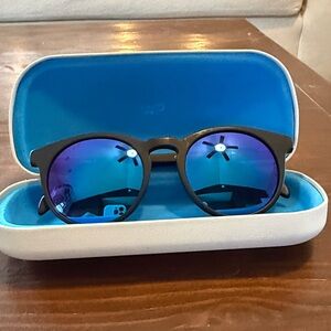 Diff Charlie Polarized Black Sunglasses